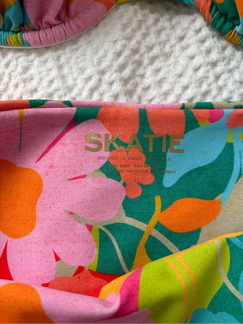 Skatie Flamingo Bikini set Dylan Bottoms Large and Lola Top Small - Picture 2 of 3